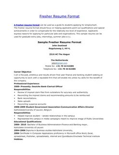 Resume Pdf, Best Resume Format, Resume... 