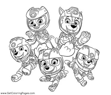 Mighty Pups Rubble Coloring Pages - Paw Patrol Mighty Pups Coloring Pages - Pági