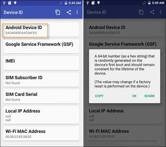 Android id