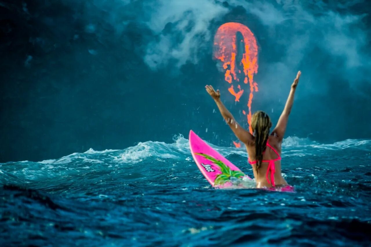 Chris volcano surfing every weekend