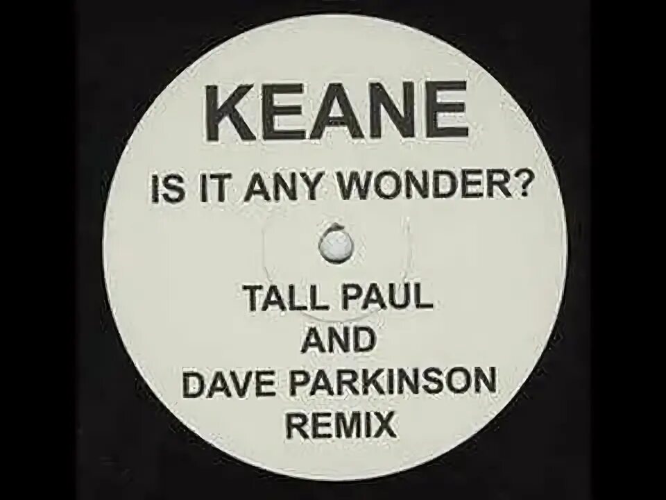 Is it any wonder. Tall paul. keane - is it any wonder. певица any wondering. keane диски.