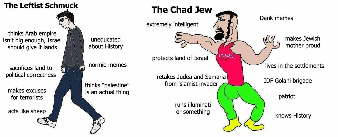 Give land. Chad. Chud. Jewish Chad. Yes Chad Jew.
