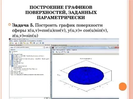 Построение графика заданного параметрически