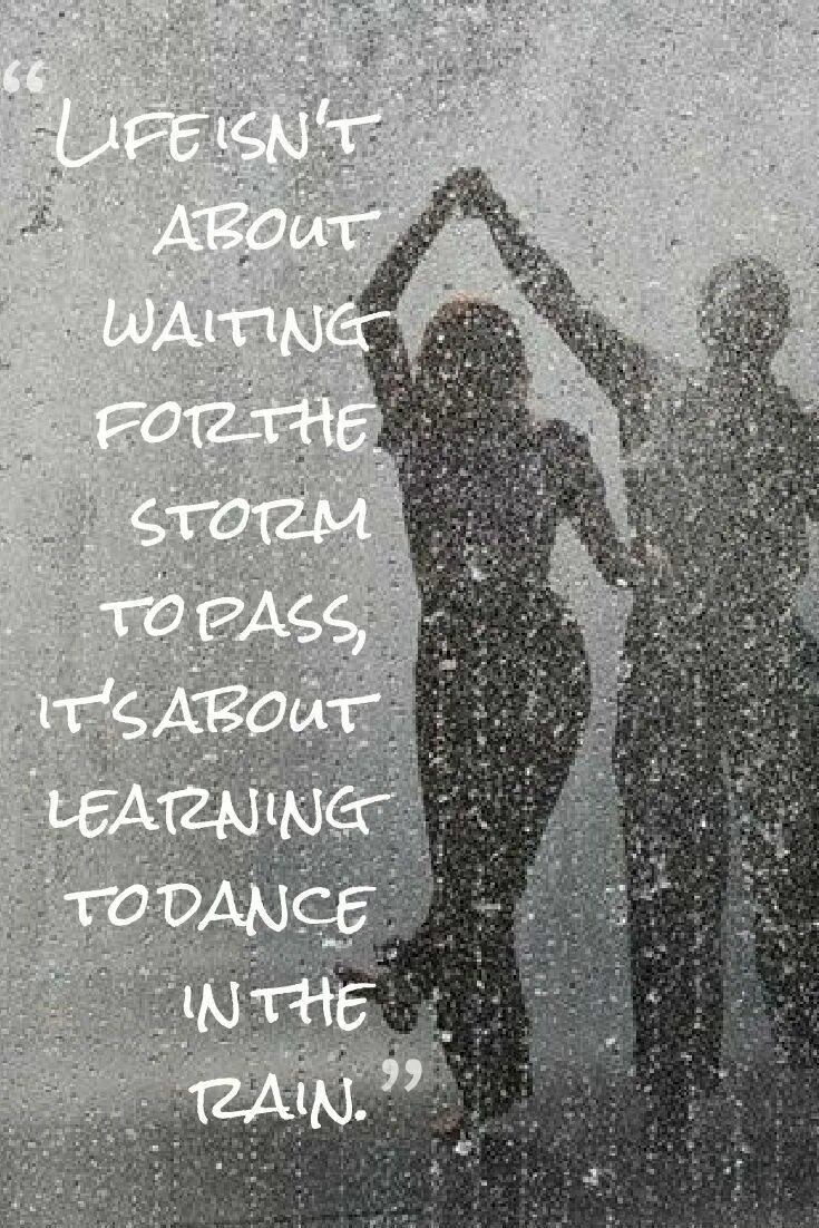 I waiting for the rain