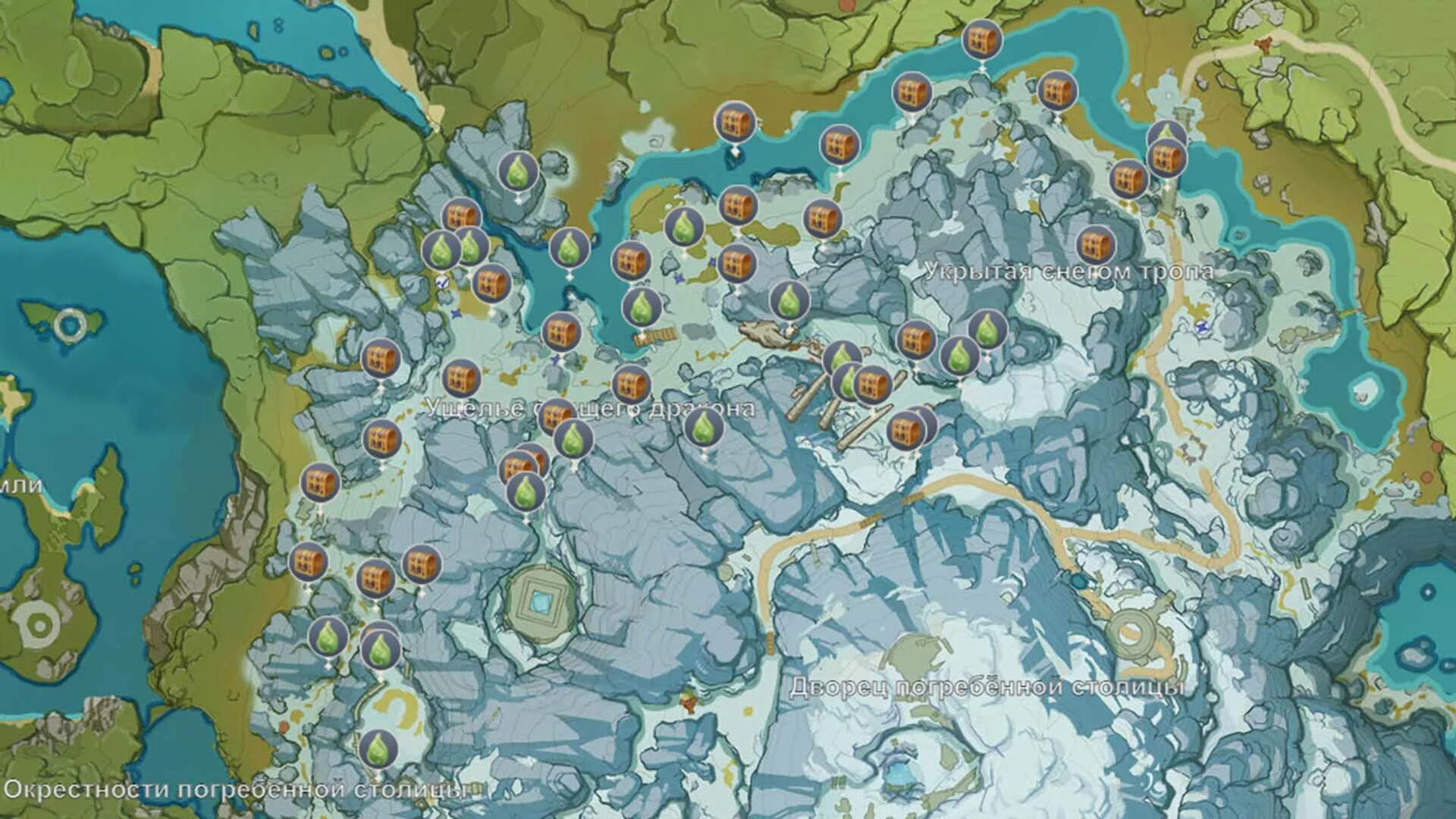 Где можно найти сундук. Карта сундуков в Genshin Impact. Драконий хребет Геншин Импакт карта. Геншин карта сундуки хребет. Сундуки на Драконьем хребте Геншин.