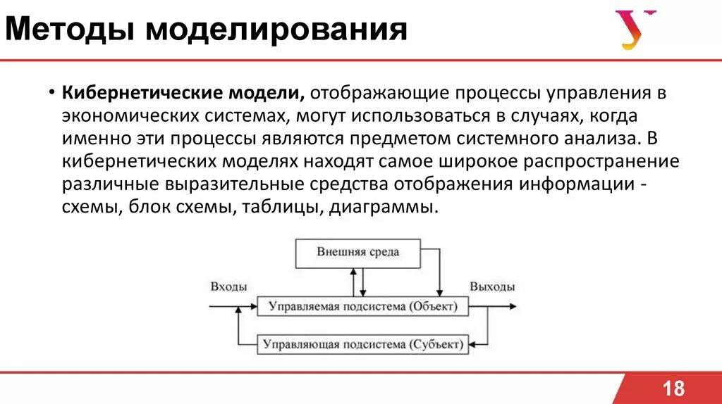 Кибернетическая модель системы. Моделирование процессов. Методы моделирования. Кибернетическая модель процесса управления. Модели метода моделирования менеджмента.