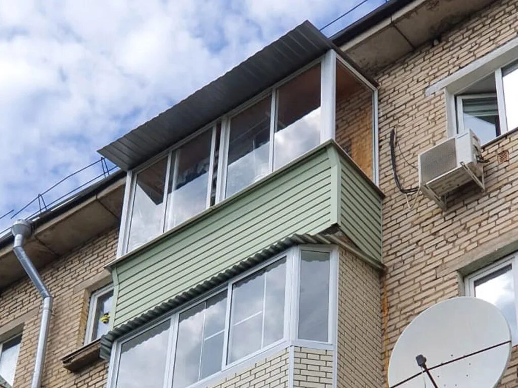 Ремонт балкона в панельном доме в Туле под ключ