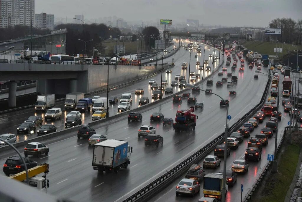 Транспортное движение москвы