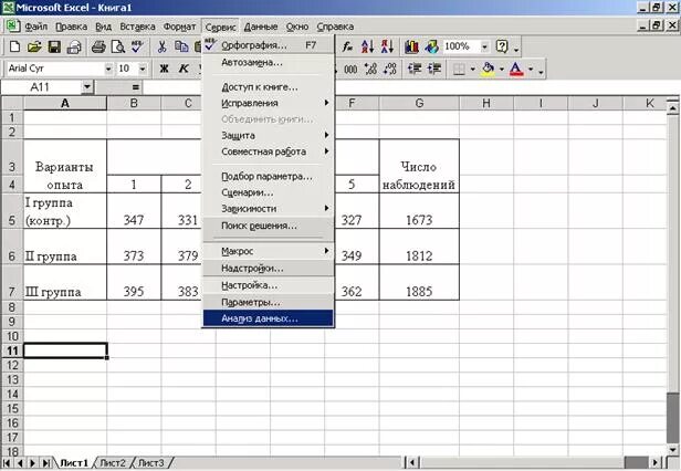 Программа анализа excel. Сервис анализ данных в excel. дисперсионный анализ в excel. таблица дисперсионного анализа excel. инструмента пакет анализа ms excel.