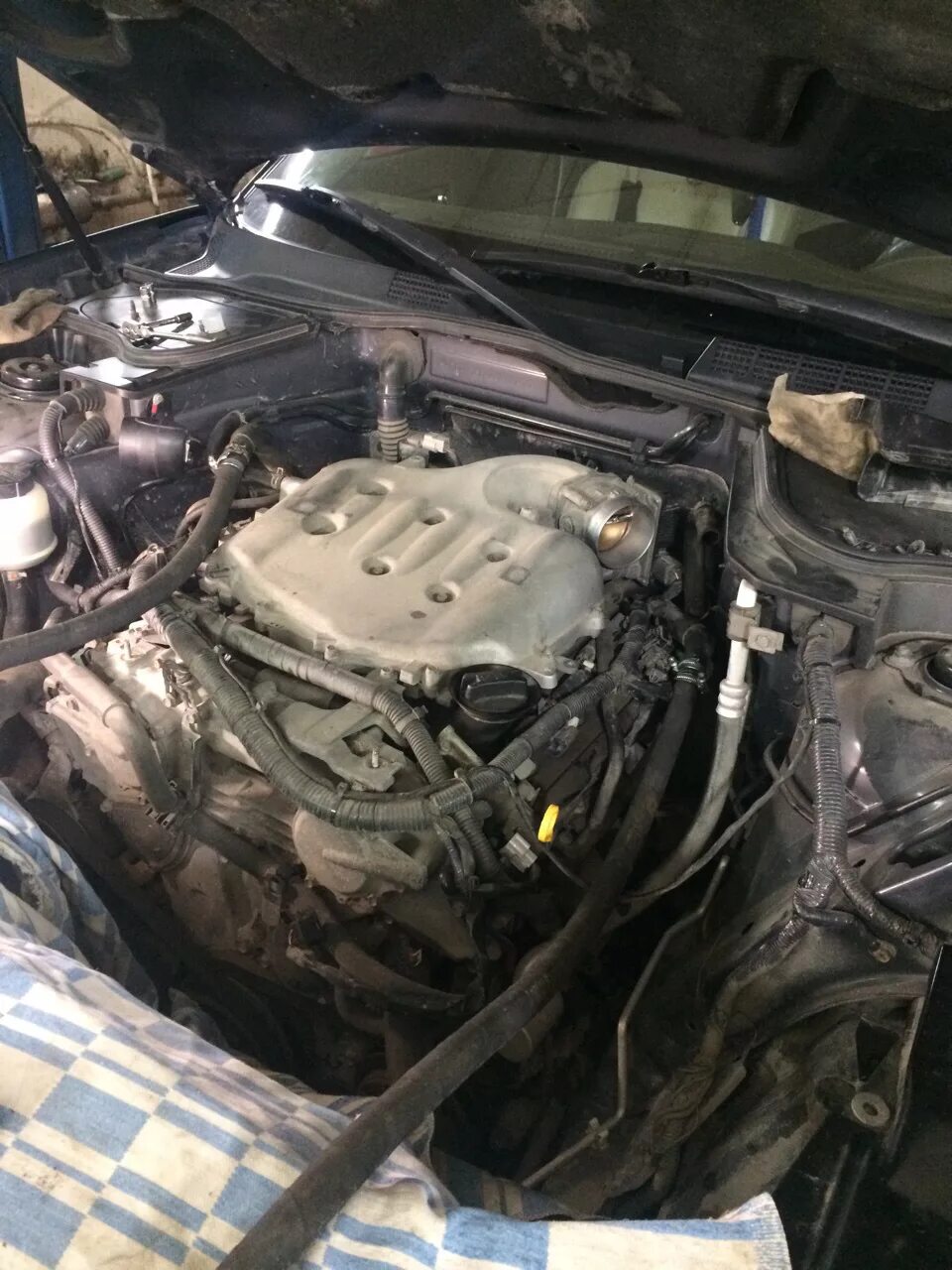 Как снять радиатор печки infiniti fx35 2007 замена радиатора печки Infiniti QX4 2003 DRIVE2