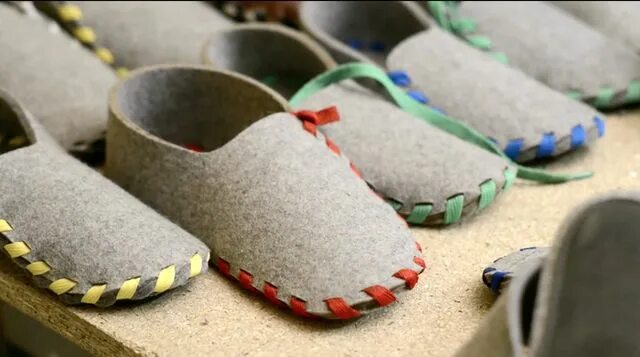 Тапочки Lasso Slippers. Войлочные тапки. Тапочки из Войлока. Комнатные тапочки из Войлока.