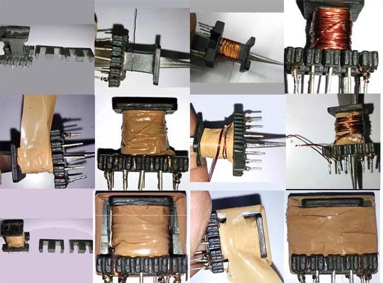 Намотать обмотку трансформатора. Намотка трансформатора для импульсного блока питания. Импульсный трансформатор силовой трансформатор. Экранировка импульсного трансформатора. Блок импульсных трансформаторов.