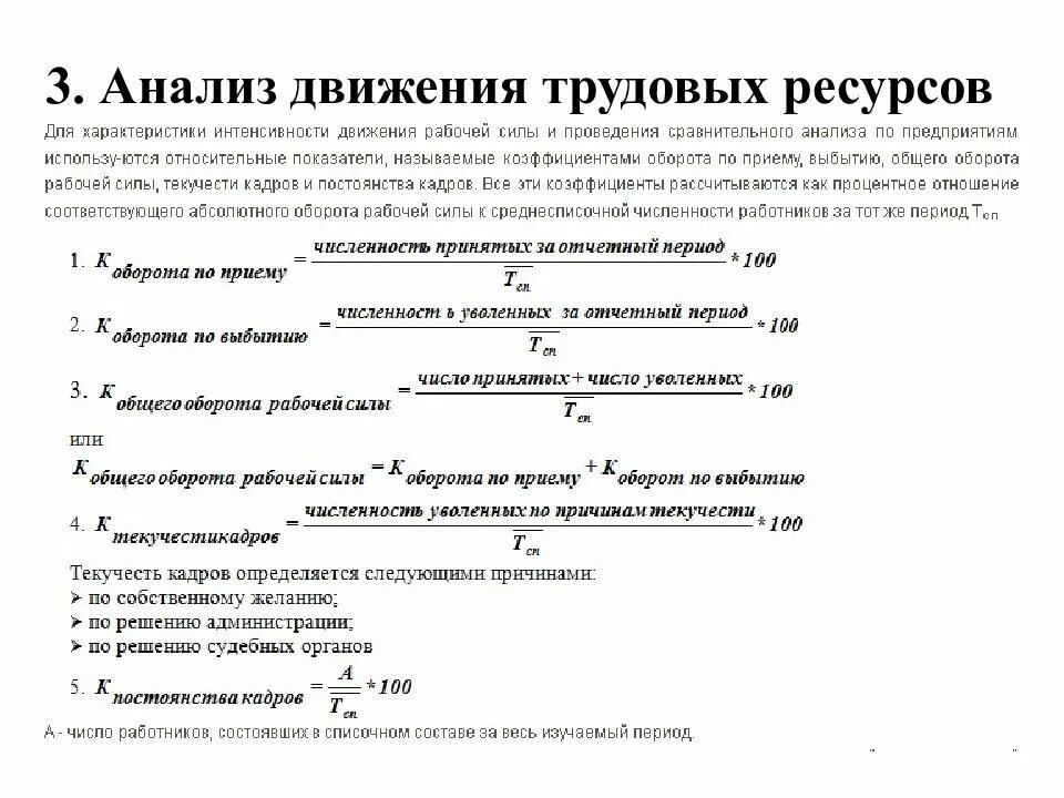 Курсовая анализ трудовых ресурсов предприятия. Курсовая анализ трудовых ресурсов предприятия
