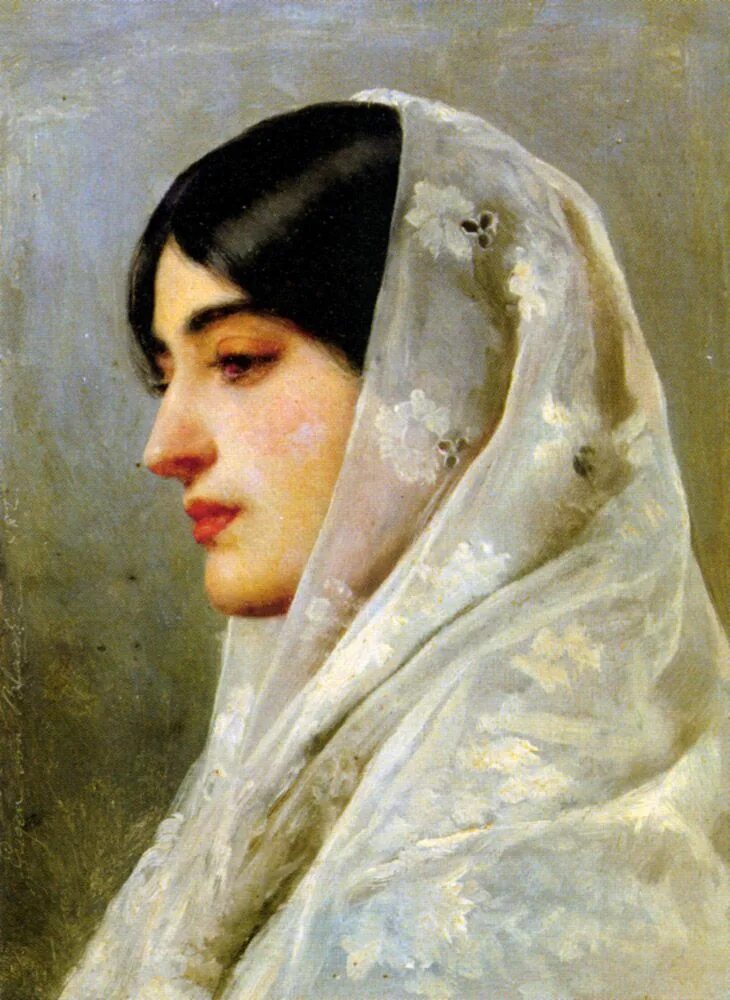 Veil painting. Итальянский художник Эжен де Блаас (1843-1932). Эжен де Блаас a young Beauty. Портреты Эжен де Блаас. Живопись Эжен де Блаас портреты.