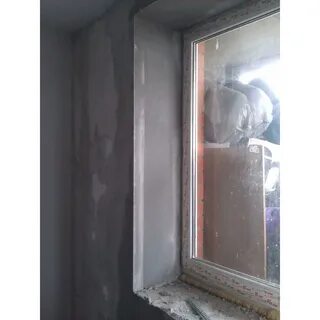 Откосы или штукатурка окон