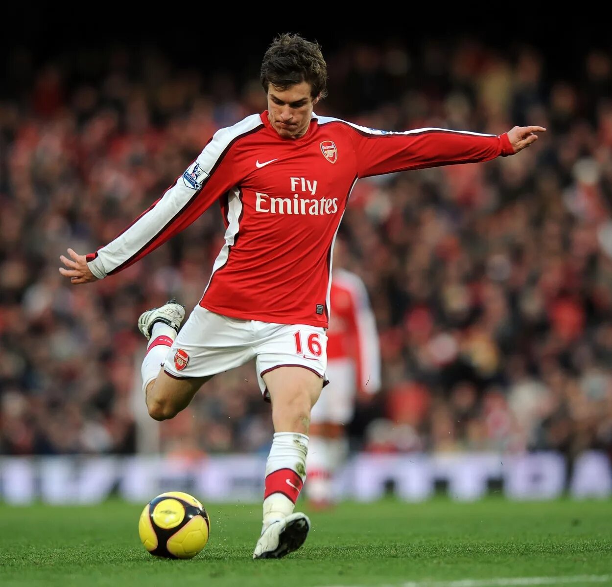 Арсенал. Рэмзи в Кардиффе. Ramsey Arsenal 2011.