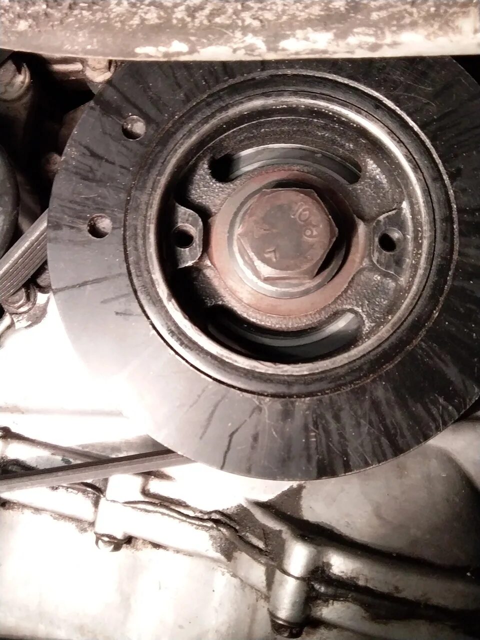 15. Замена ремня ГРМ Captica 2.0 diesel - Chevrolet Captiva (1G), 2 л, 2007 года