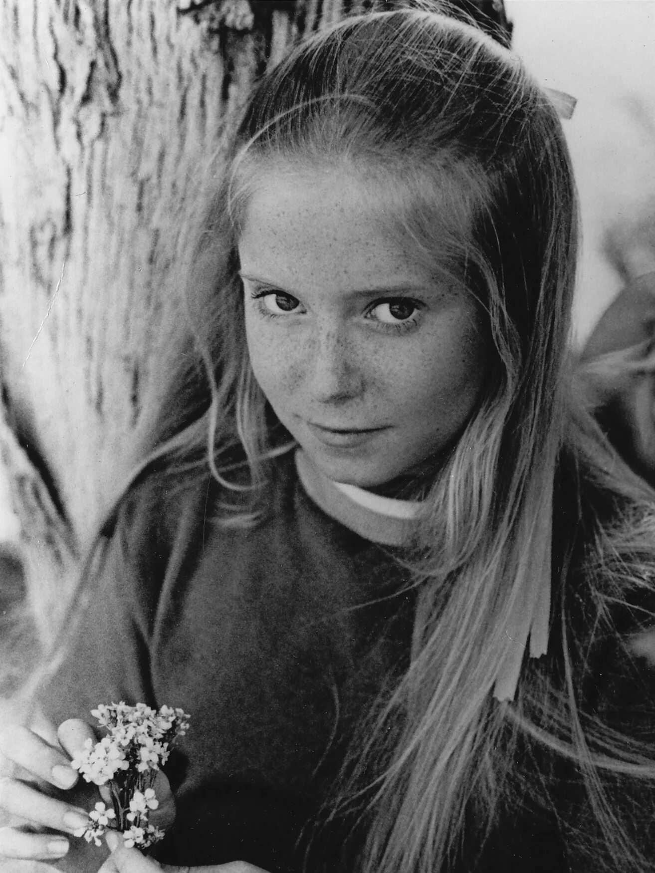 Maureen MCCORMICK 1971. Plumb. Фотографии прически монохром столица семидесятые.