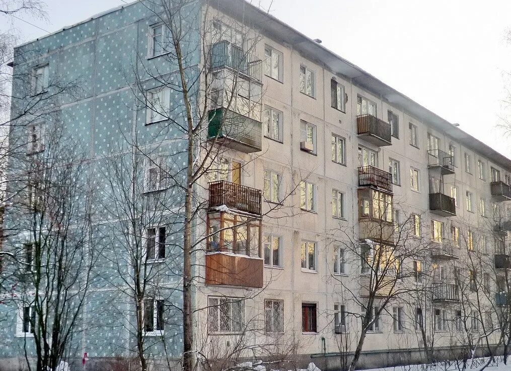 Панельная пятиэтажка. Хрущевка 1 335 Иркутск.