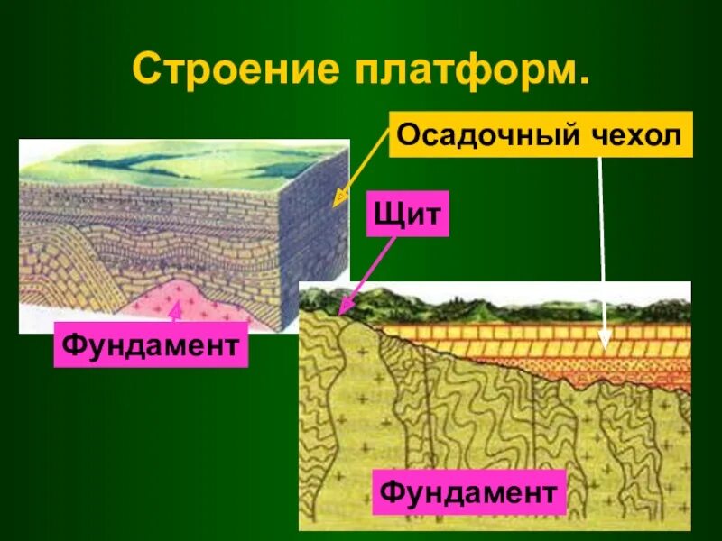 Строение платформ Геология. Осадочный чехол. Фундамент и осадочный чехол. Осадочный платформенный чехол.