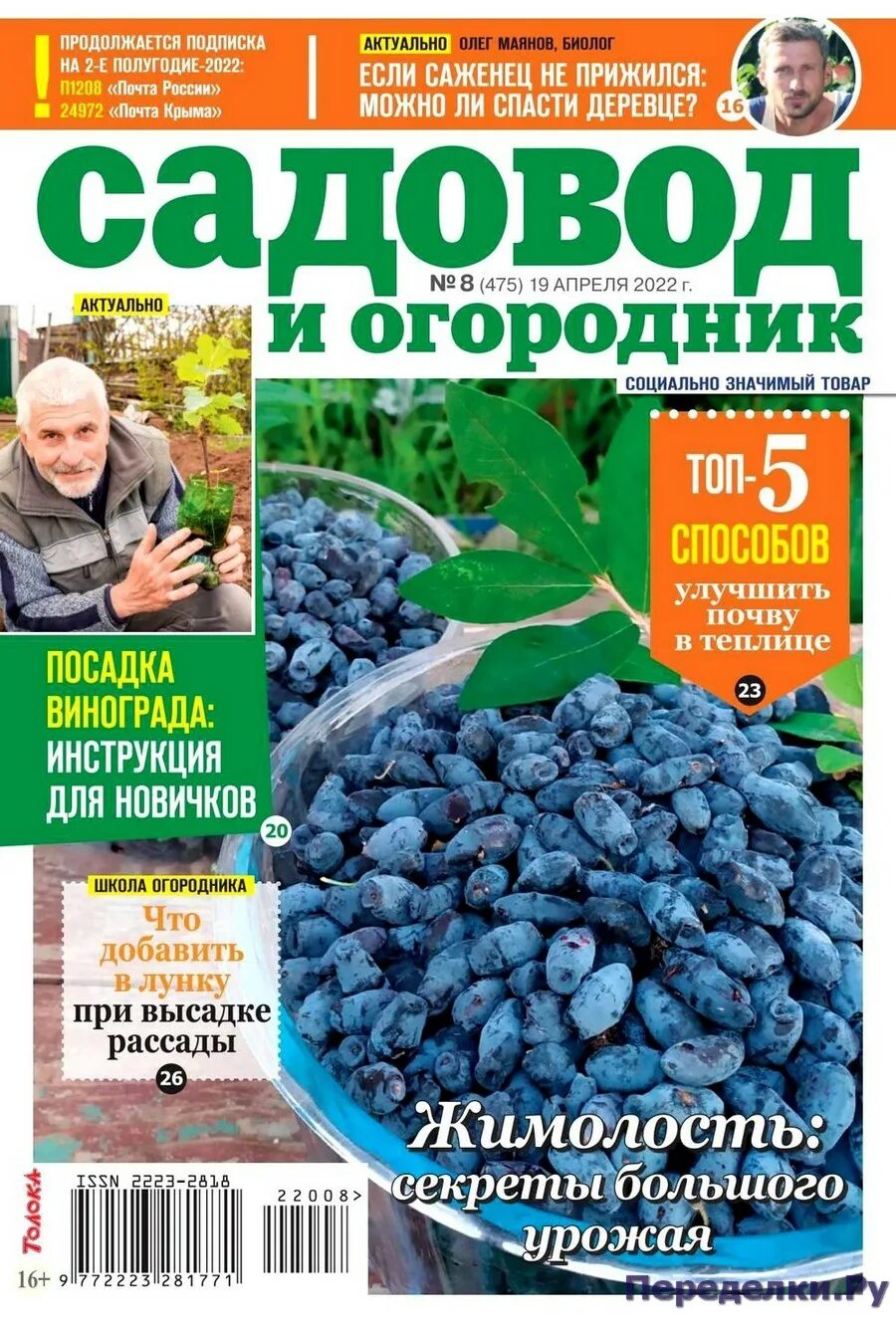 Садовод и огородник журнал. Журнал Садовод. Садовод и огородник 2022. Садовод огородник.