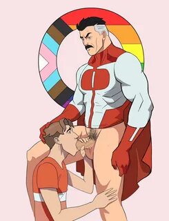 Omni-man is teaching William a lesson. - #gayart #invincible #daddy #muscle...