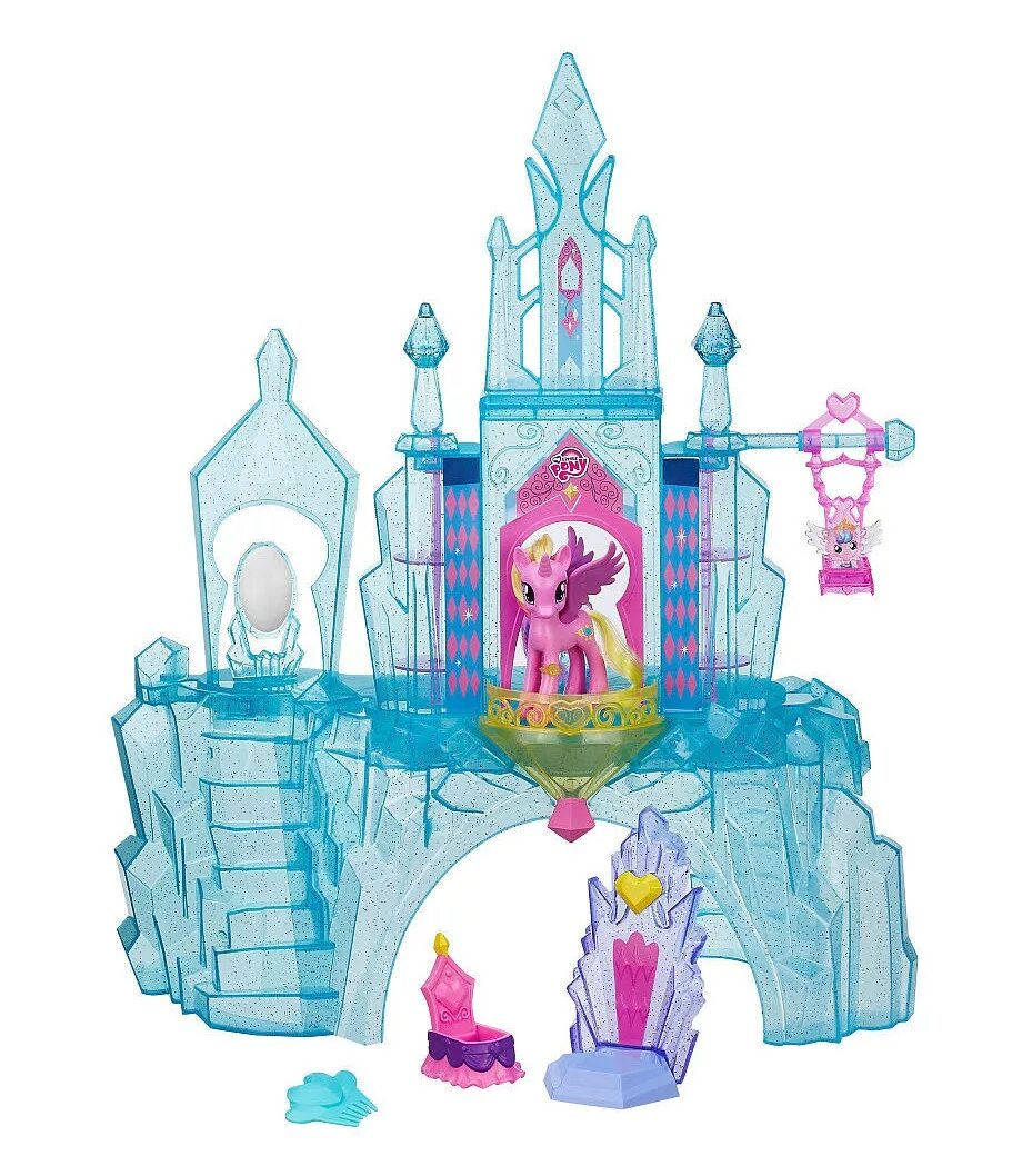 Игровой набор Hasbro Кристальный замок a3796. Замок для пони Кристальная Империя. Кристальный замок Каденс. Набор Hasbro Кристальный замок. Замок my little pony