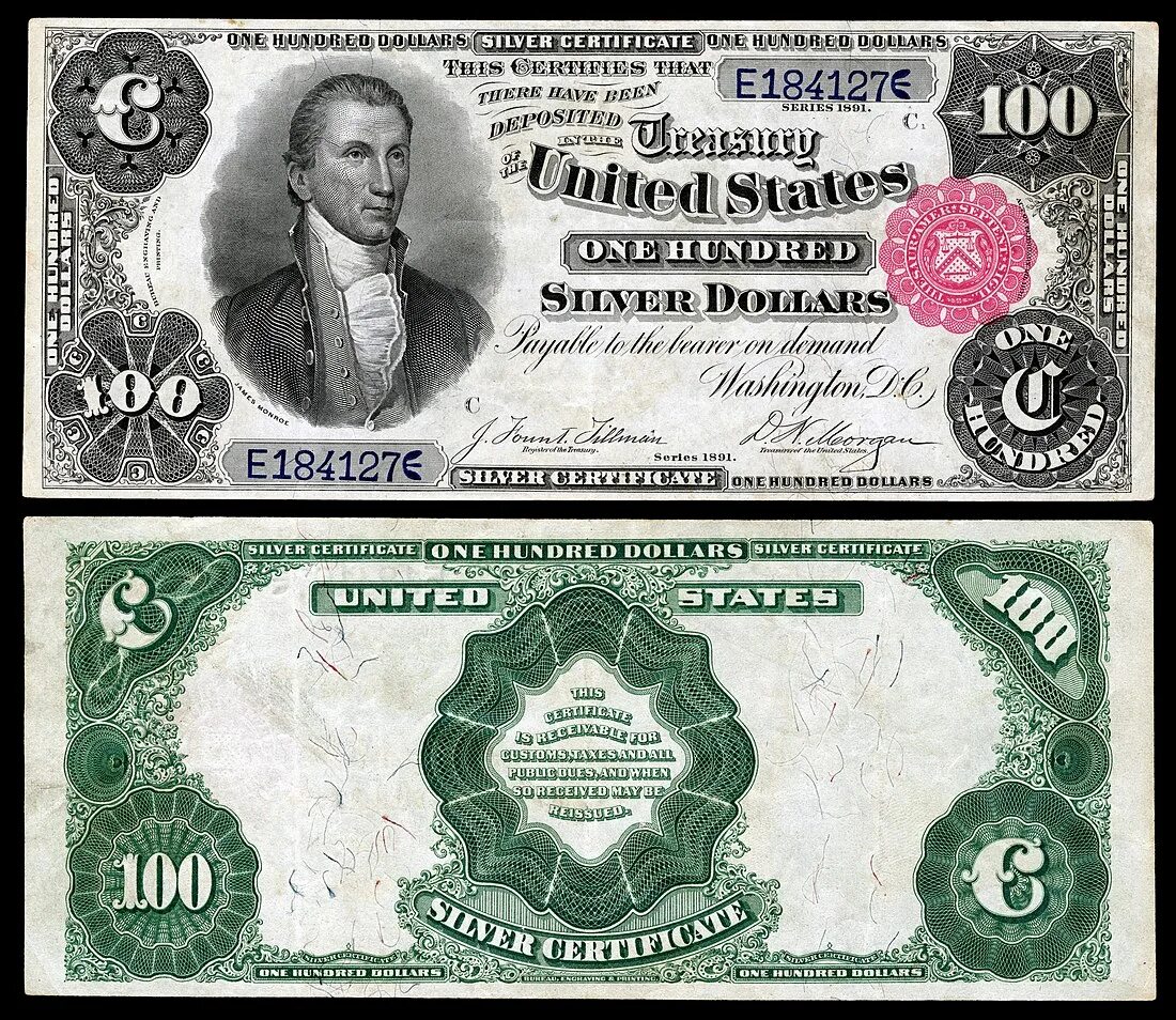 100 долларов сша. 100 долларов 1869. Us 100 000. Us 100 000. Us 100 000.