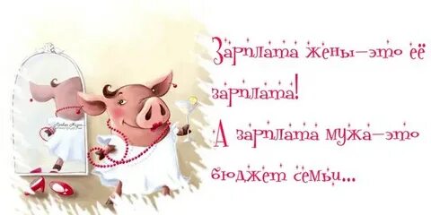 Зарплата мужа прикол