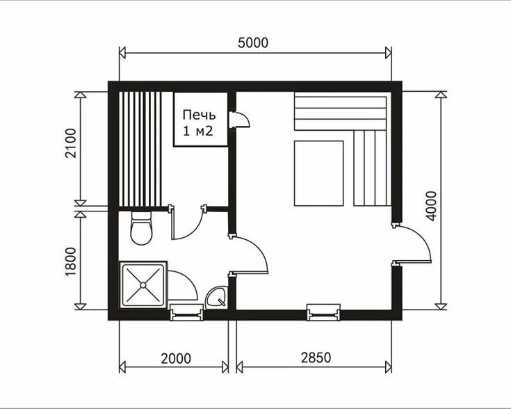 план бани 3x4 Проекты, Планировки, План дома