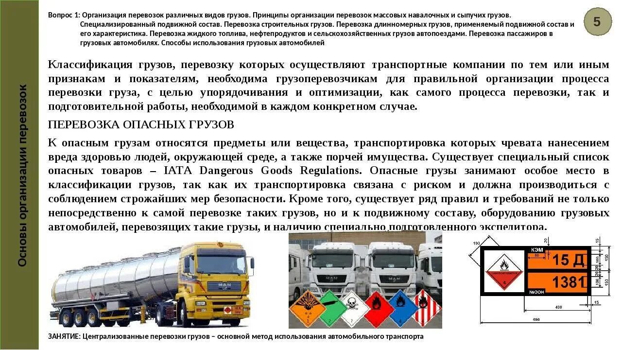Норматив автотранспортного предприятия