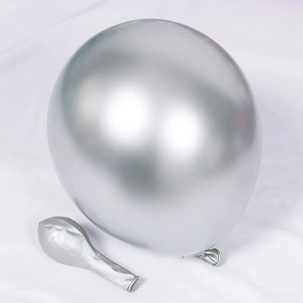 Шар белый свет. Шар12'' хром серебряный/Silver (50 шт./уп.) /БК. Шар хром серебро 60 см. Шар хром 36д. Шары надувные серебряные.