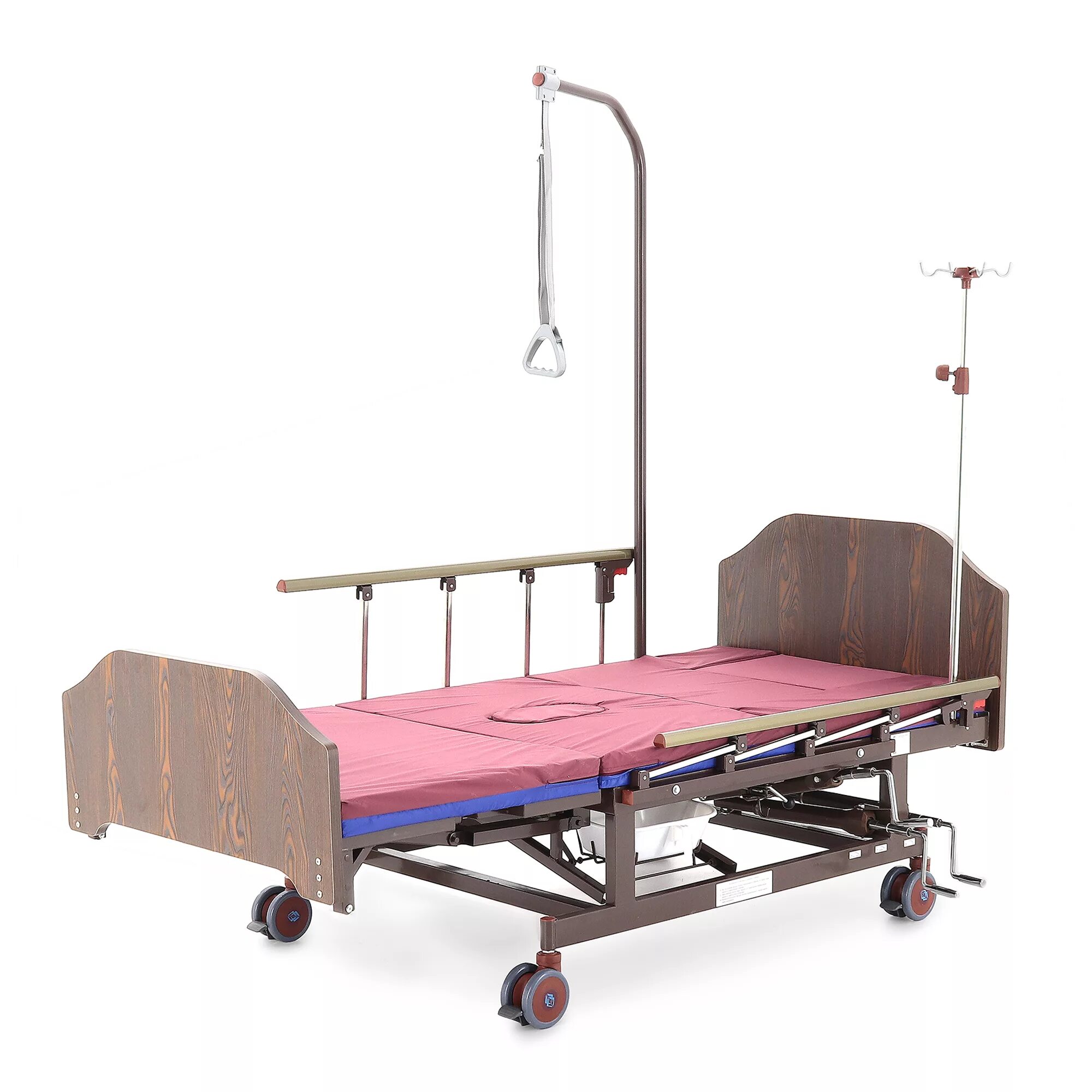 Кровать для больных с подъемным. Механическая кровать med-mos e-45a. Кровать функциональная е-45а мм-5124н-13. Медицинская кровать е-45а. Кровать функциональная медицинская механическая yg-5.