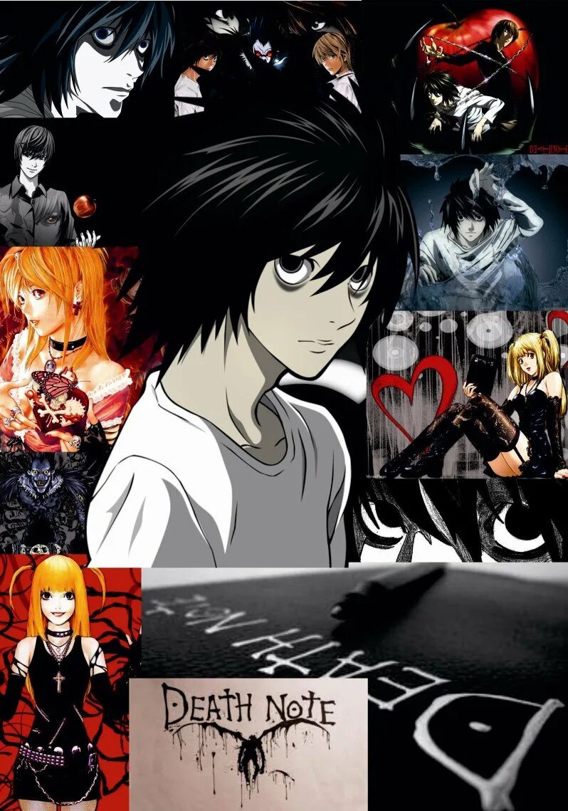 Death Note тетрадь смерти.