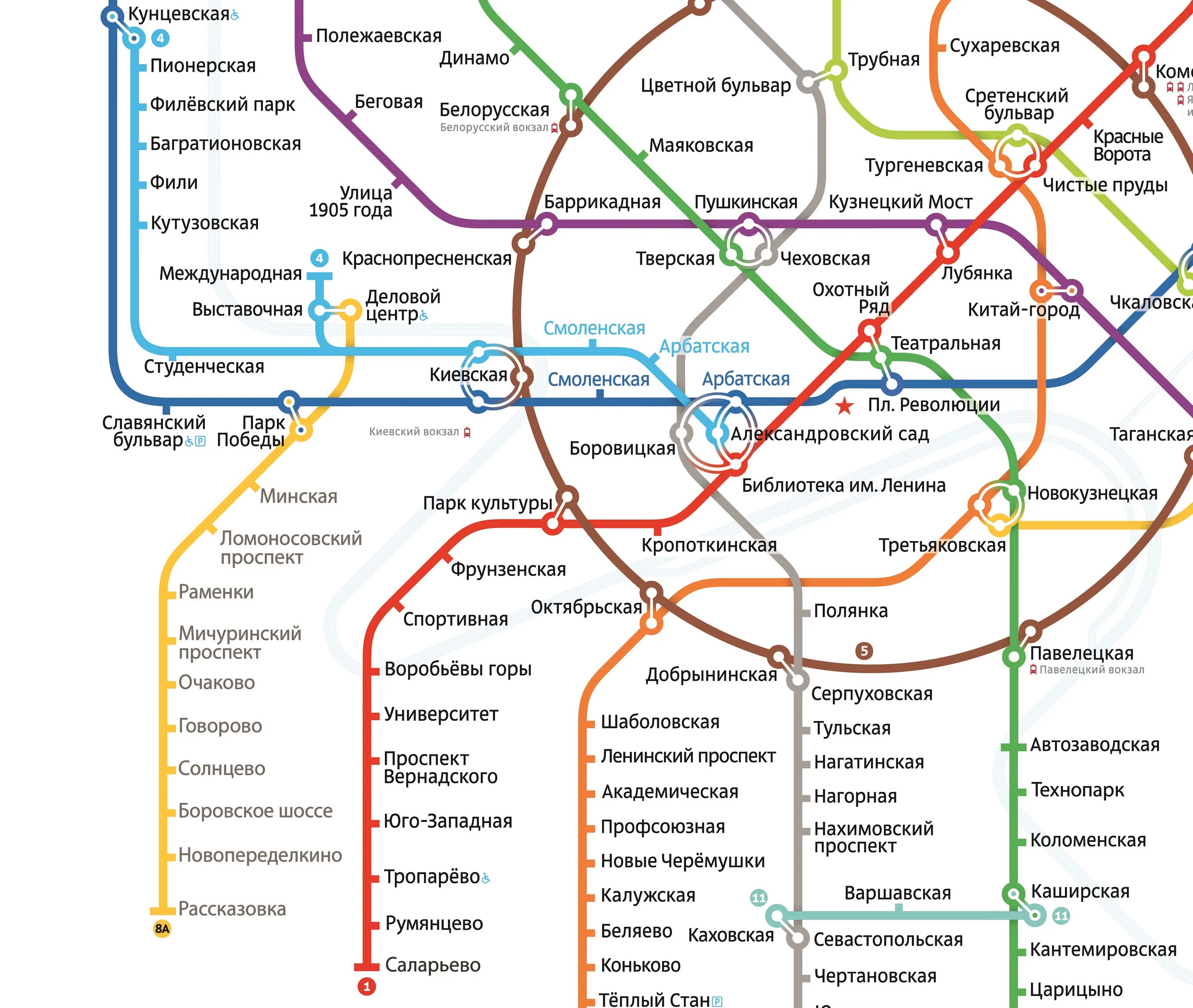 Покажи станцию схемы метро москва. Метро Говорово на схеме метрополитена. Метро Раменки на схеме метро. Схема метро Москвы Мичуринский проспект. Станция метро Мичуринский проспект на карте Москвы.