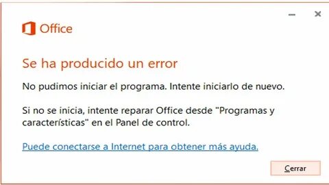 Product error