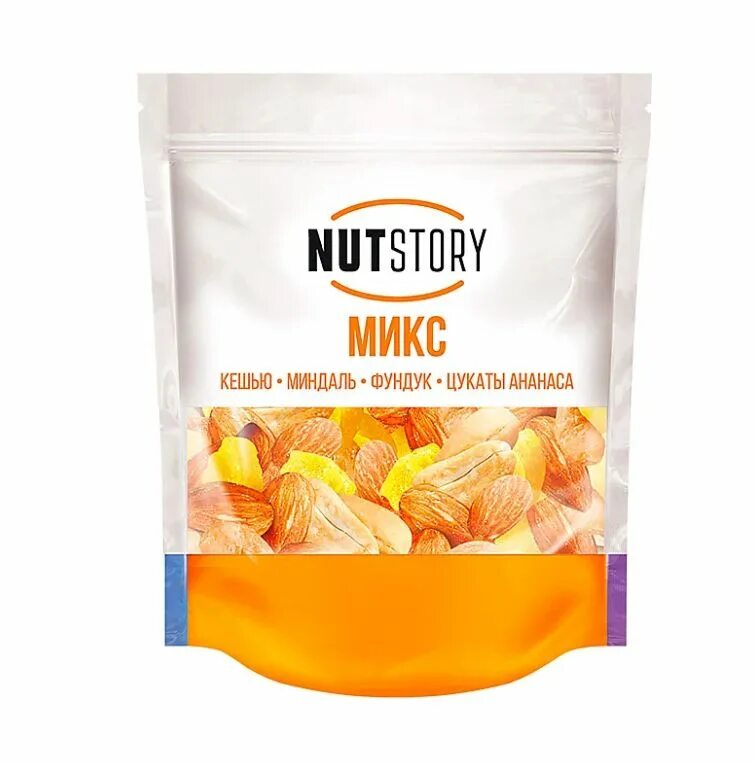 Nut story. «nut story», микс из кешью, миндаль, фундук, цукаты ананаса. орех &quot;nut story&quot; 150г. орех nut story фундук жареный 150г. «nut story», микс из кешью, миндаль, фундук, цукаты ананаса, 150 г.