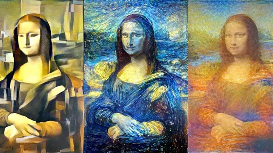 Нейросеть развивающая девушек. Ван Гог и Мона Лиза. Мона Лиза Пикассо. Мона Лиза разные картины Джоконда. Интерпретация картины Мона Лиза.