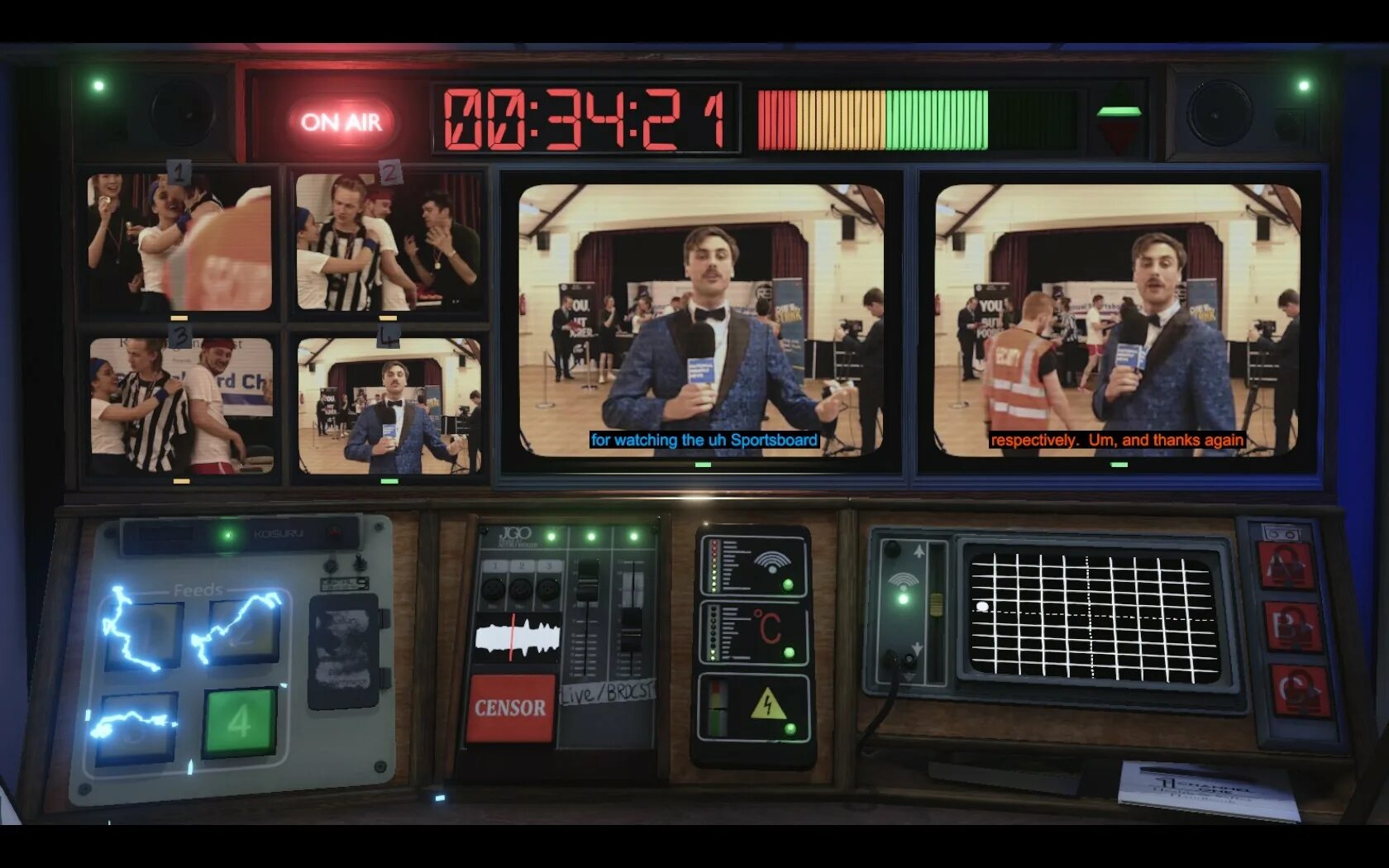 E broadcast. Not for broadcast игра. not for broadcast: prologue.