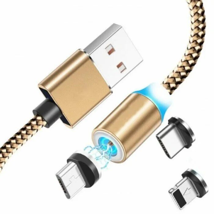 Магнитная usb зарядка для телефона