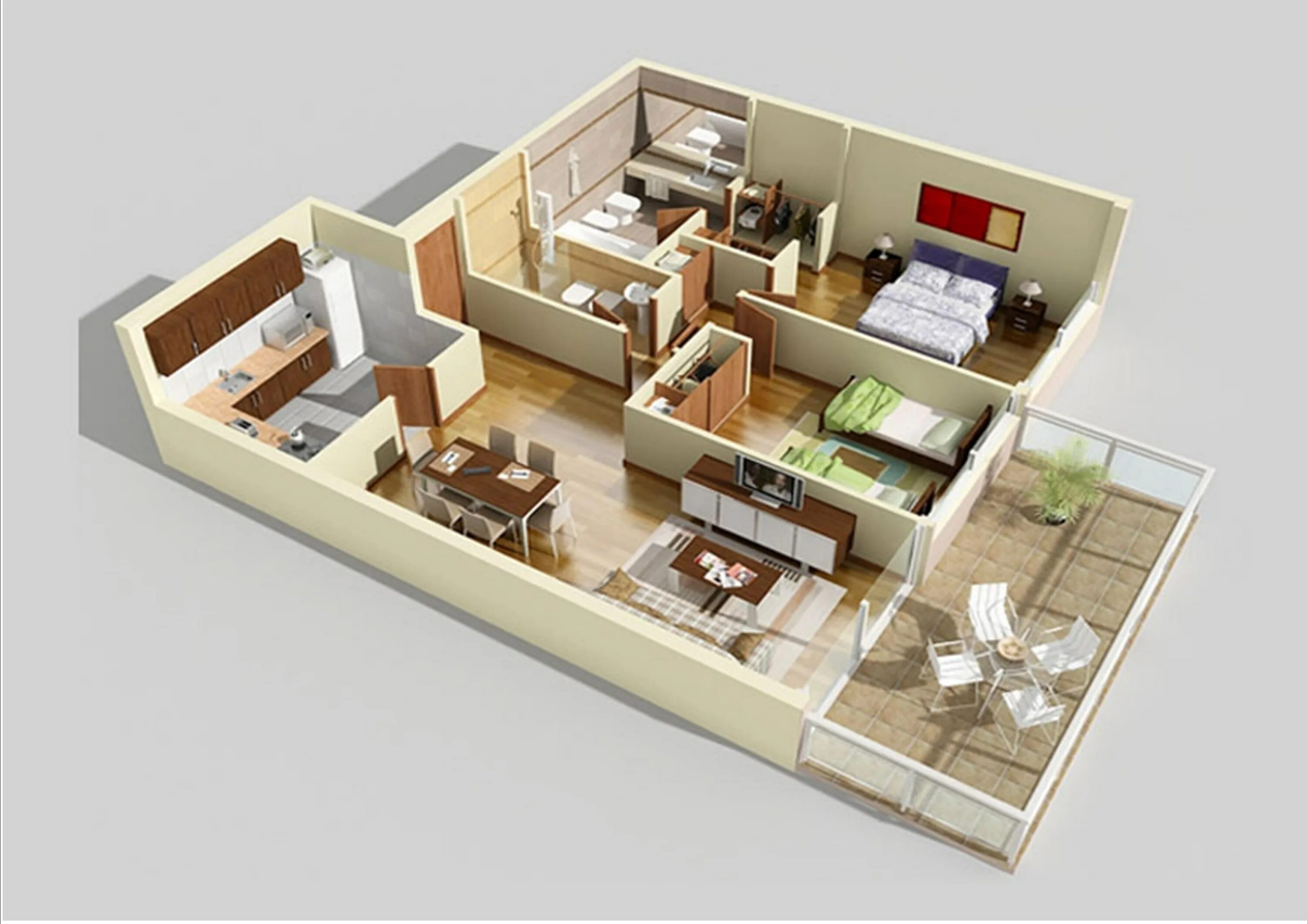 3д планировка трешка. Проект четырехкомнатной квартиры. Планировка 2-х комнатной квартиры 3д. 3d планировка квартиры.