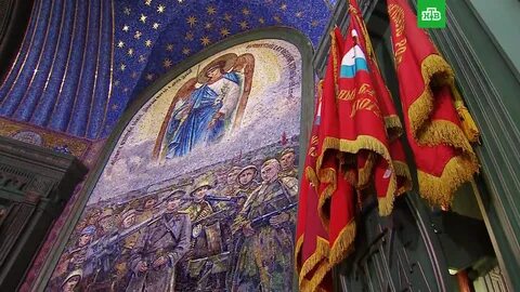 Фрески в храме вооруженных сил