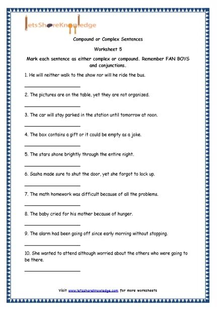 Compound sentence exercises. Compound and complex sentences. simple compound and complex sentences. complex sentences exercises. complex sentences worksheets.
