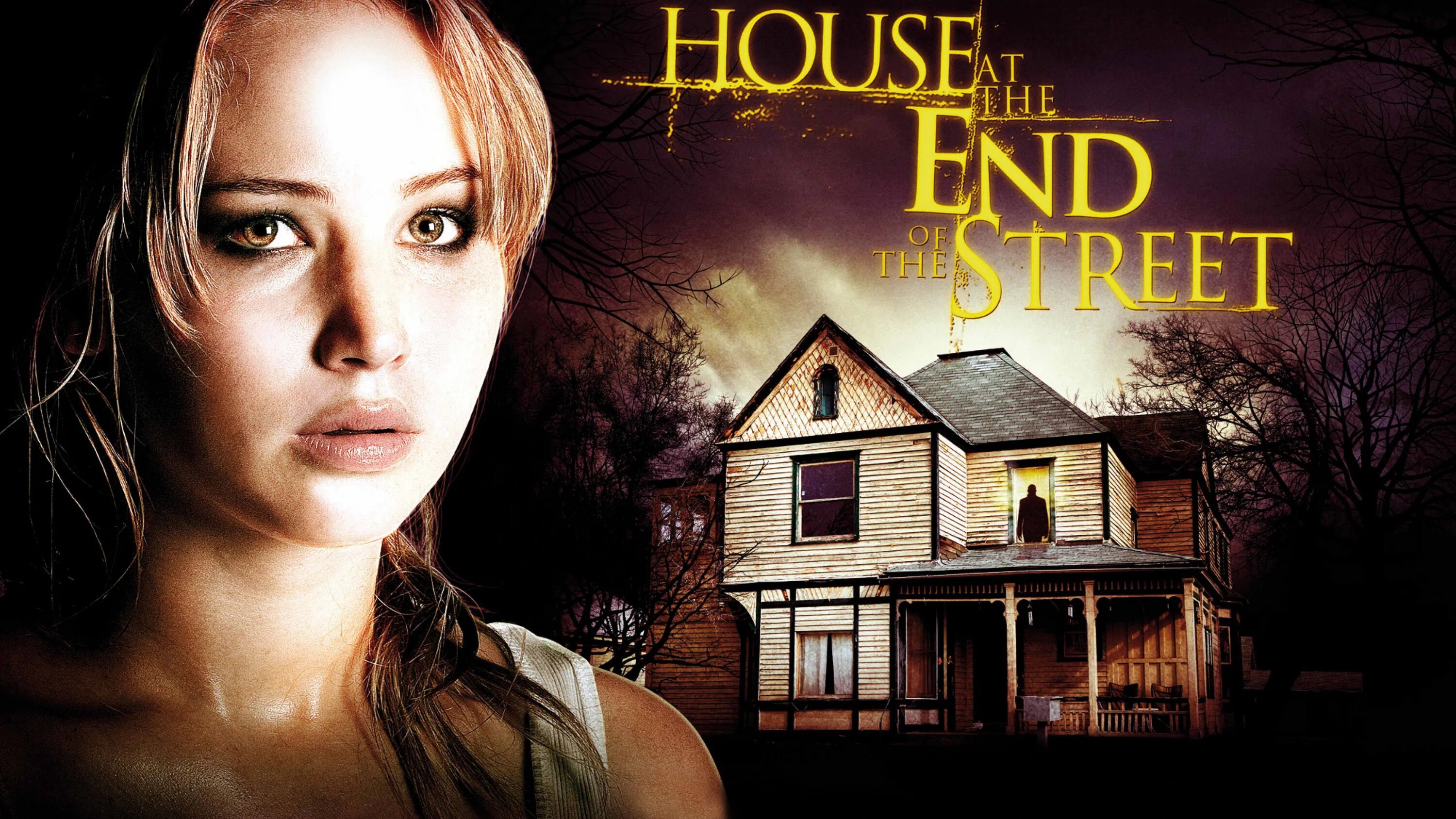 1 look he leave the house. House at the end of the street, 2011. постеры к фильмам.