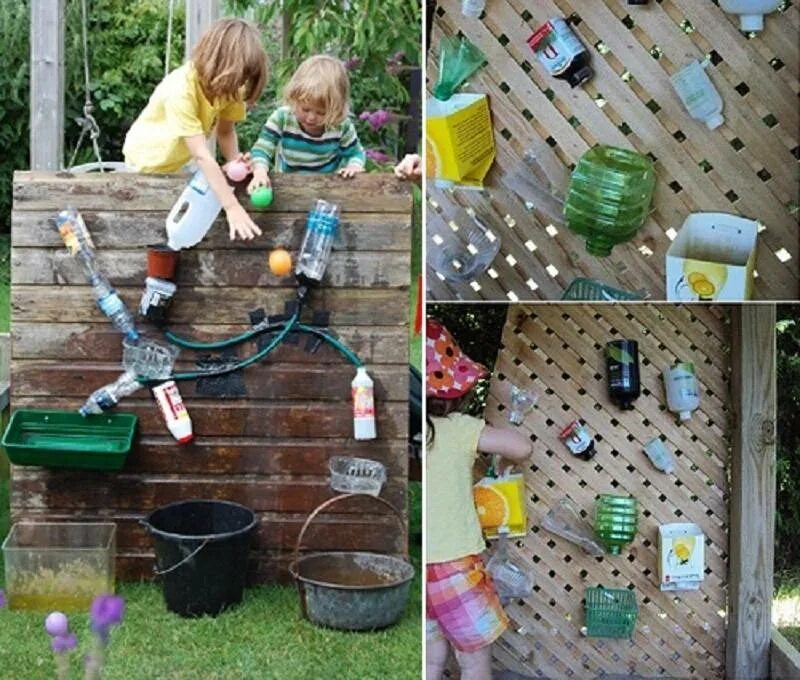 Идеи для детской площадки своими руками. Идеи детских площадок на даче. Украсить детскую площадку. Идеи для детских игр на даче.