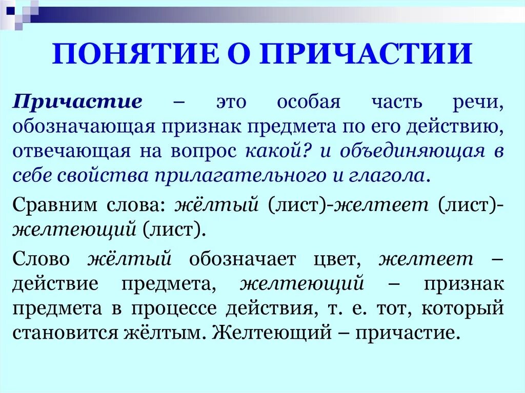 Пришло причастие. 1.Понятие о Причастие. Понятие о причастии. Понятие о причастии 7 класс. Термины на тему Причастие.