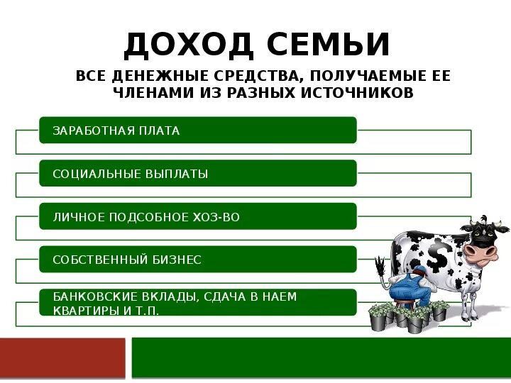 Все денежные средства семьи