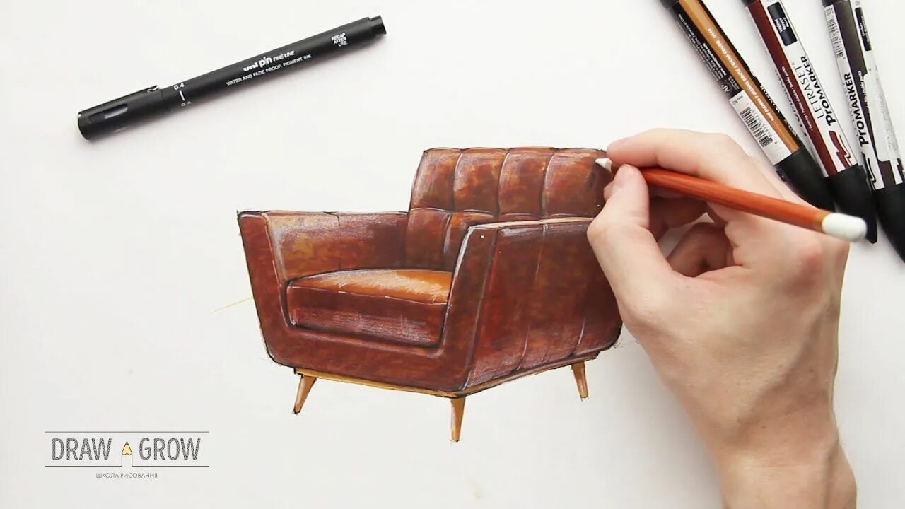 Диван скетч маркерами. Диван скетч. Кресло скетч маркерами. Диван скетч. Мягкая мебель скетч.