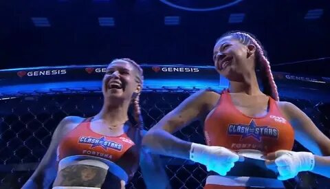 TV viewers were left stunned as giggling pre-fight MMA fighters flashed the...