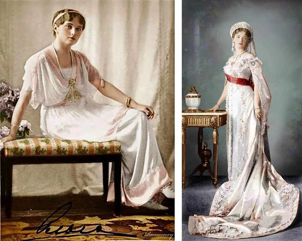 Мундирное платье Великой княжны Ольги. Княжна и княгиня разница